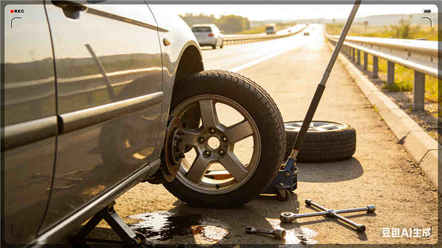 朔城区高速公路扎胎-汽车流动补胎